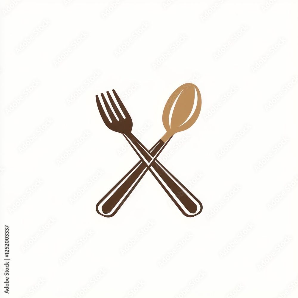 Crossed Fork and Spoon Logo Design (1)