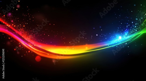 Background abstract gaming neon stripes glowing rainbow technology wallpaper