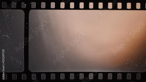 Super 8mm Vintage Film Frame Overlay with Dust, Scratches, and Classic Texture