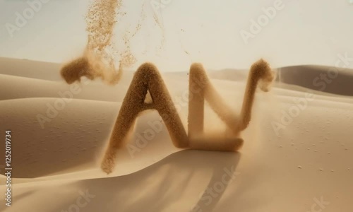 Ants crawl on a white surface, forming the word 'Sales' with golden glitter.