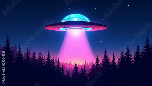 ufo in space