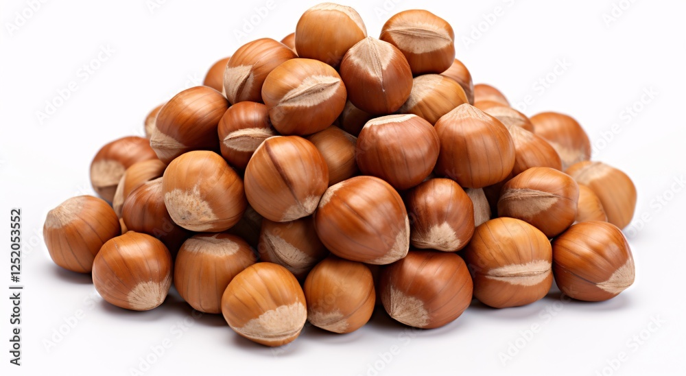 a pile of hazelnuts a pile of hazelnuts