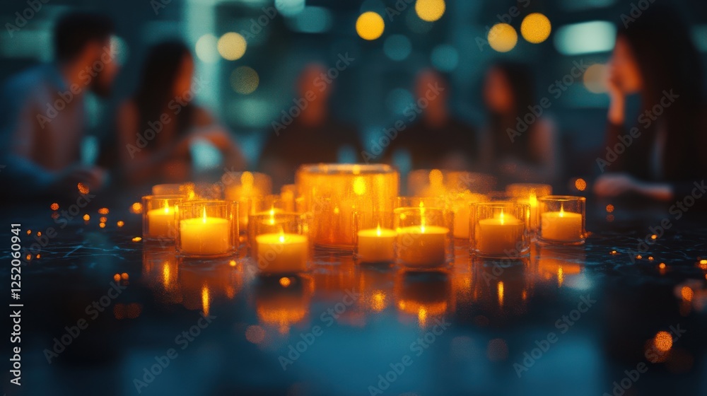 Obraz premium a girl holds a lighted candle in her hands, a religious tradition, a symbol of the Christian faith, a wax candle burns with an even flame, blow out a candle, a smoke from an extinguished wick