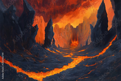 fire in the forest
