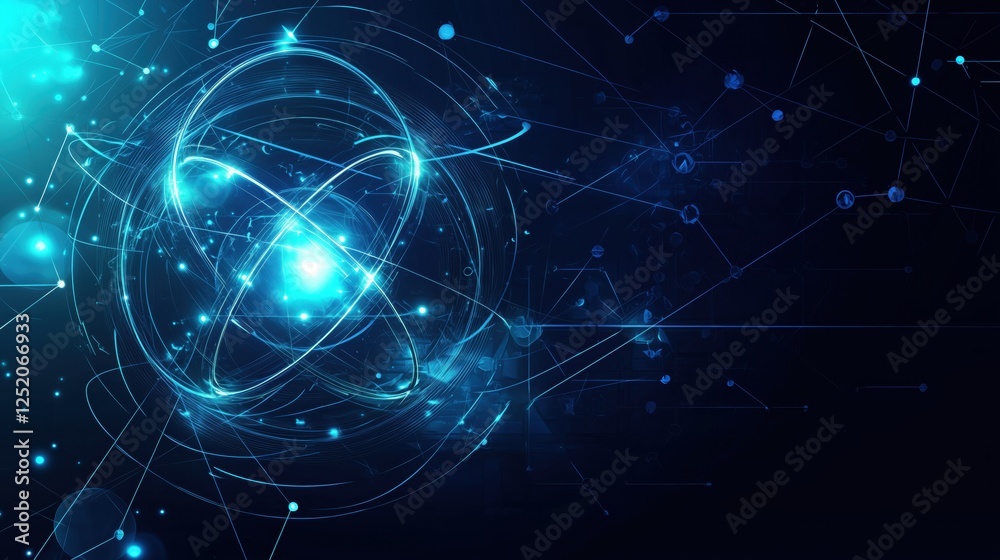 Abstract background in concept of artificial intelligence Abstract background in concept of artificial intelligence