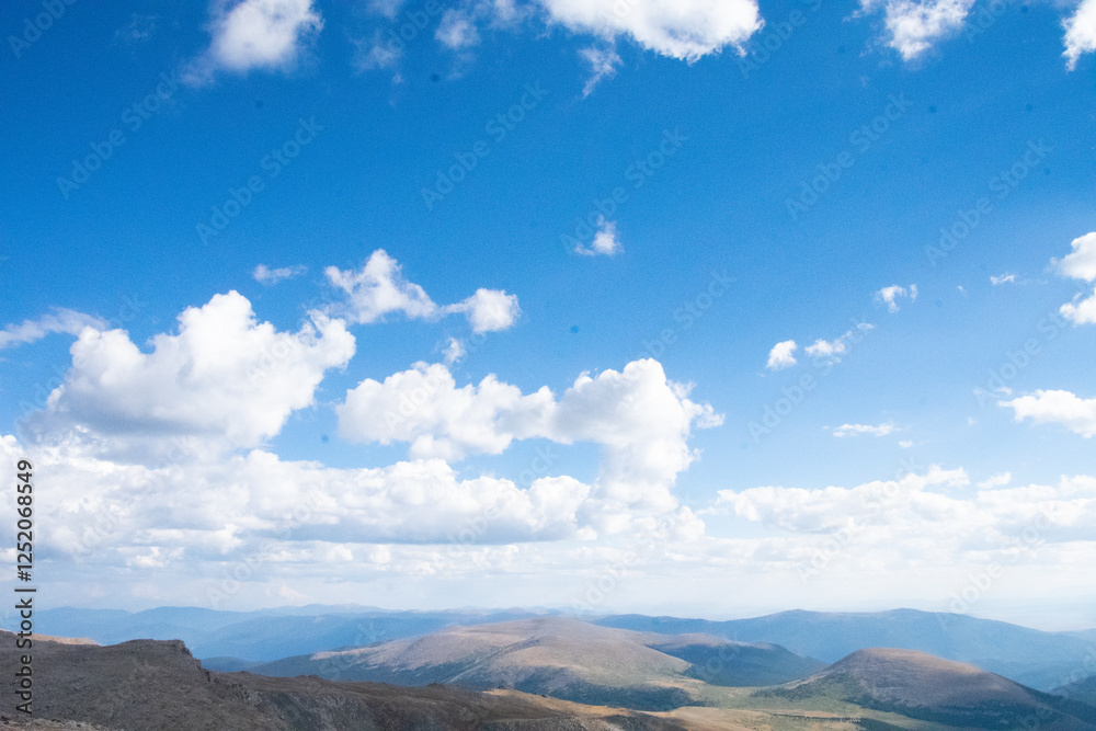 Endless cloudy skies at Mt Evans Colorado Endless cloudy skies at Mt Evans Colorado