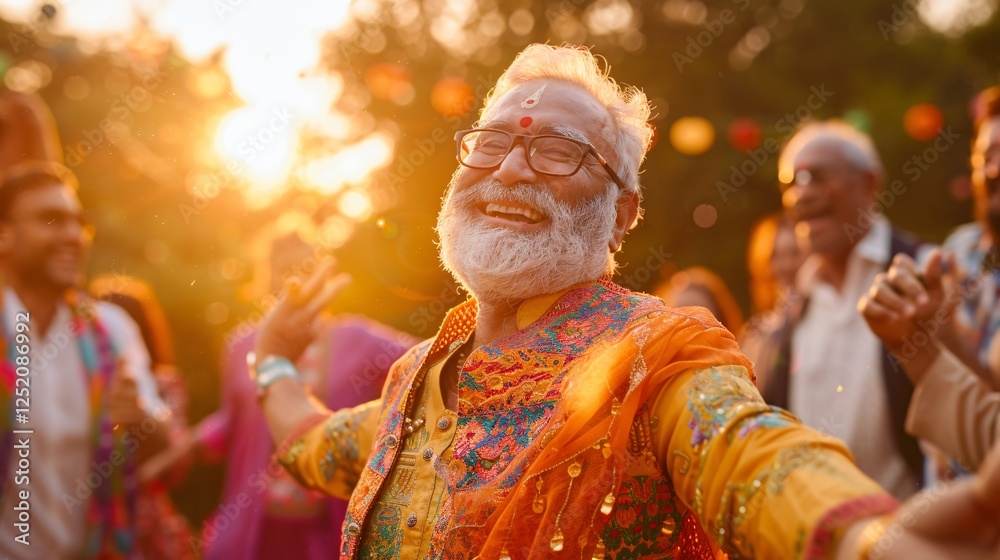 Fototapeta premium a man with a beard and glasses smiling