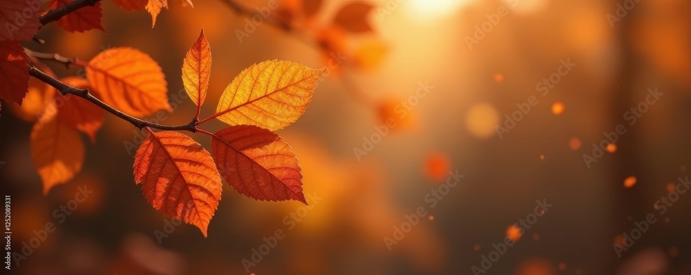 Swirling leaves, blurred branches, muted orange and brown tones, image, template, overlay Swirling leaves, blurred branches, muted orange and brown tones, image, template, overlay