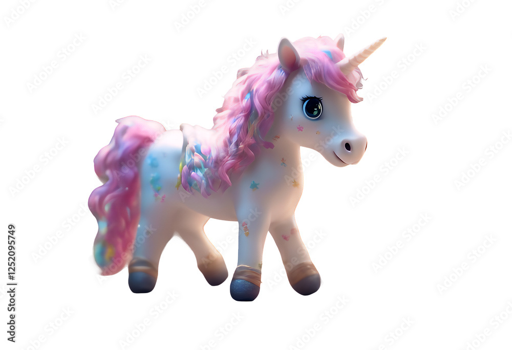 white birthday illustration girlish greeting colouring pony princess children childish cartoon hand-drawn colourful girl cute pretty little isolated pastel background cloud lovely unicorn love