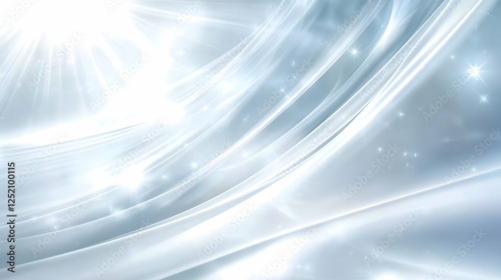 Abstract light curves, silver, sparkle, background Abstract light curves, silver, sparkle, background