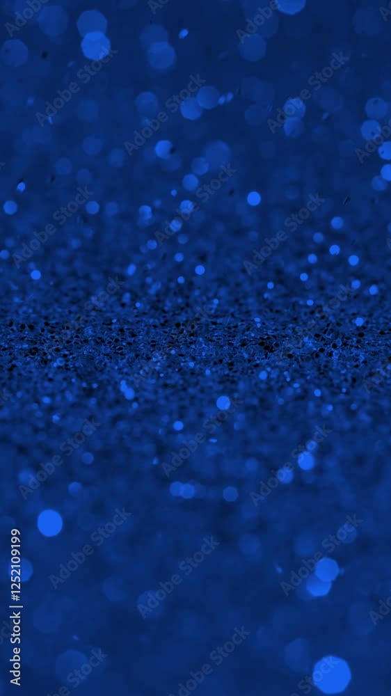 Blue Glitter Particles as Background Blue Glitter Particles as Background