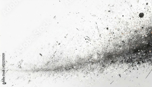Dust and speckles in white background