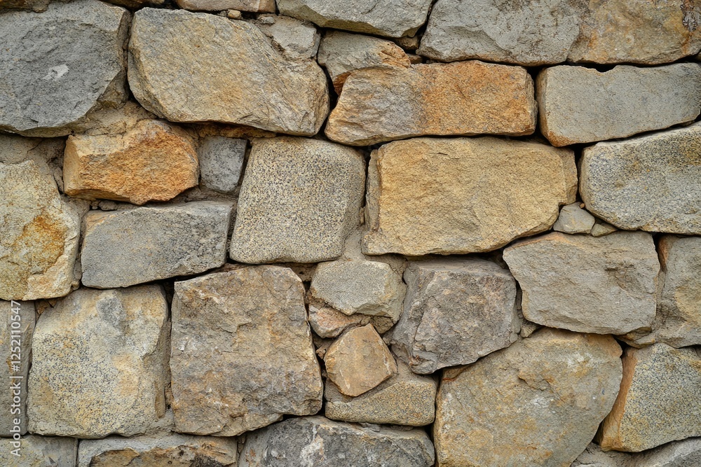 Dark stone wall texture with natural patterns. AI image Dark stone wall texture with natural patterns. AI image