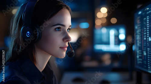 Advanced AI-powered call center solutions optimizing customer service with real-time analytics
