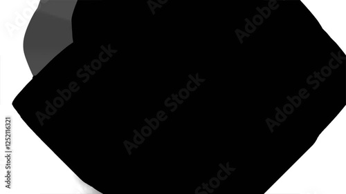 Clouds of dark paint merging on a soft white background, surreal abstract painting animation atmosphere vivid cool nice motion dynamic deep 3D rendering 4K footage.