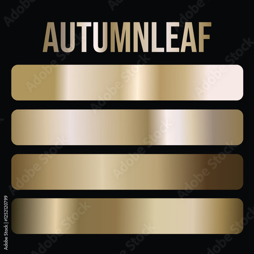Decorative Color Premium Gradient Swatches Autumn Leaf Modern Gradients