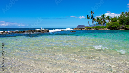 Turtle Beach in Ko Olina, Oahu, Hawaii