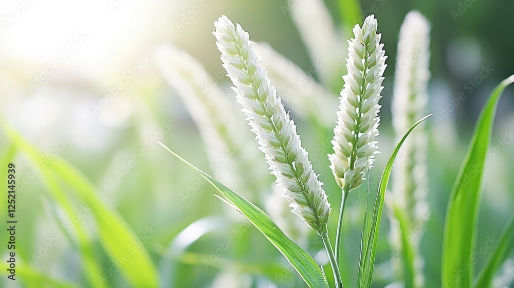 Wheat field sunrise, close-up view, nature background, food industry Wheat field sunrise, close-up view, nature background, food industry