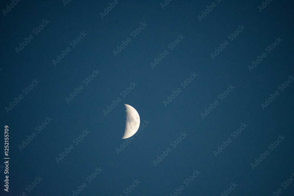 moon in the sky at the fading of the light moon in the sky at the fading of the light