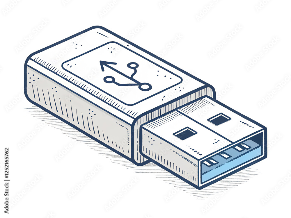 Obraz premium usb flash drive