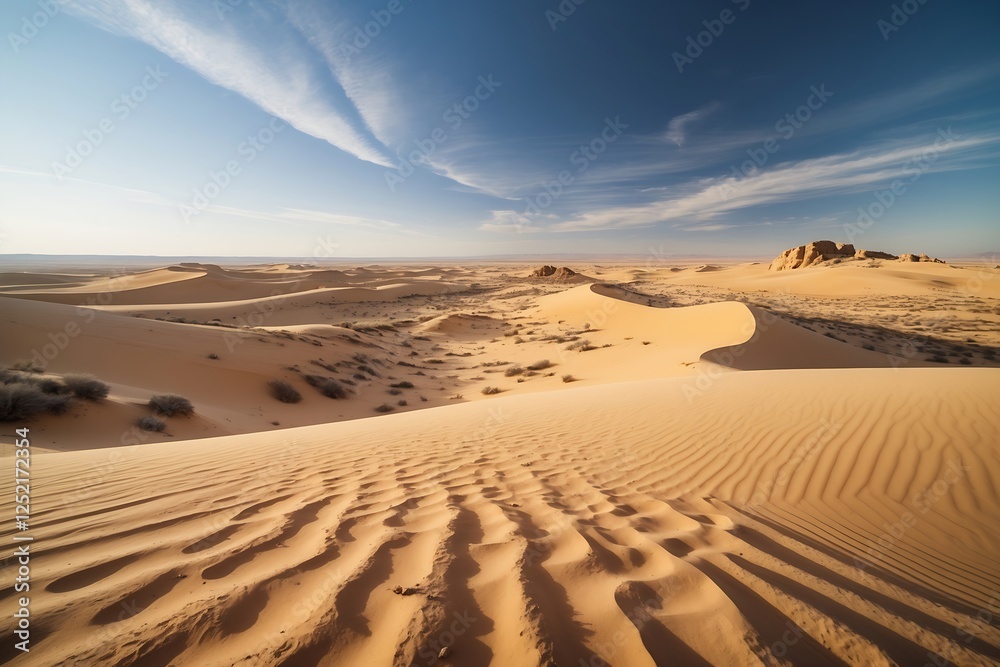 Naklejka premium sand dunes in the desert