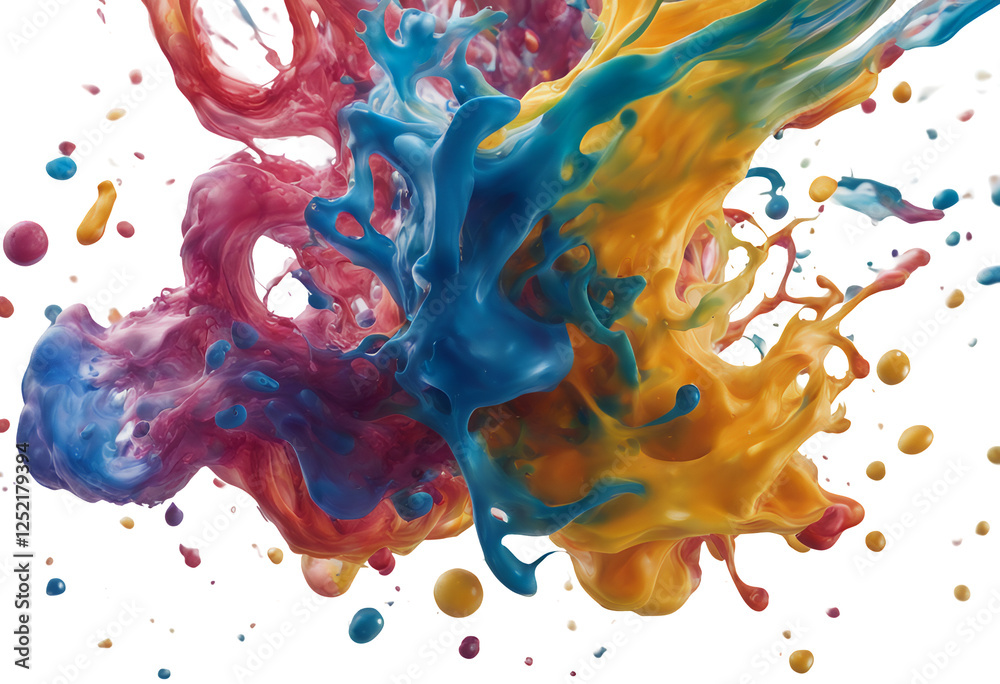 banner liquid bright curved fluid graphic curve dynamic modern drops colours shape flow illustration motion explosion circle colorful colourful pattern background paint white abstract design wave