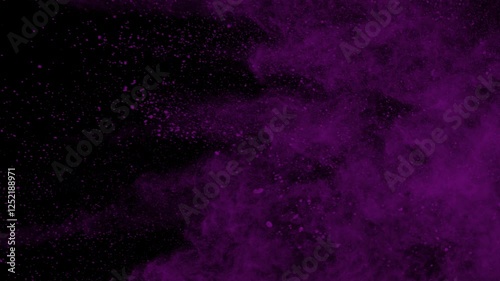 Wallpaper Mural Super Slow Motion Shot of Purple Color Powder Explosion Torontodigital.ca