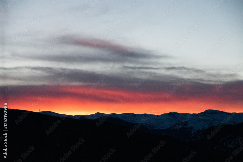 Lingering Light Over the Rocky Mountains Lingering Light Over the Rocky Mountains