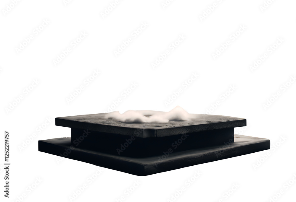 advertising dais effect dark storm concrete presentation smoke stage abstract podium pedestal background night realistic spotlight racked empty fog platform illumination display floor studio
