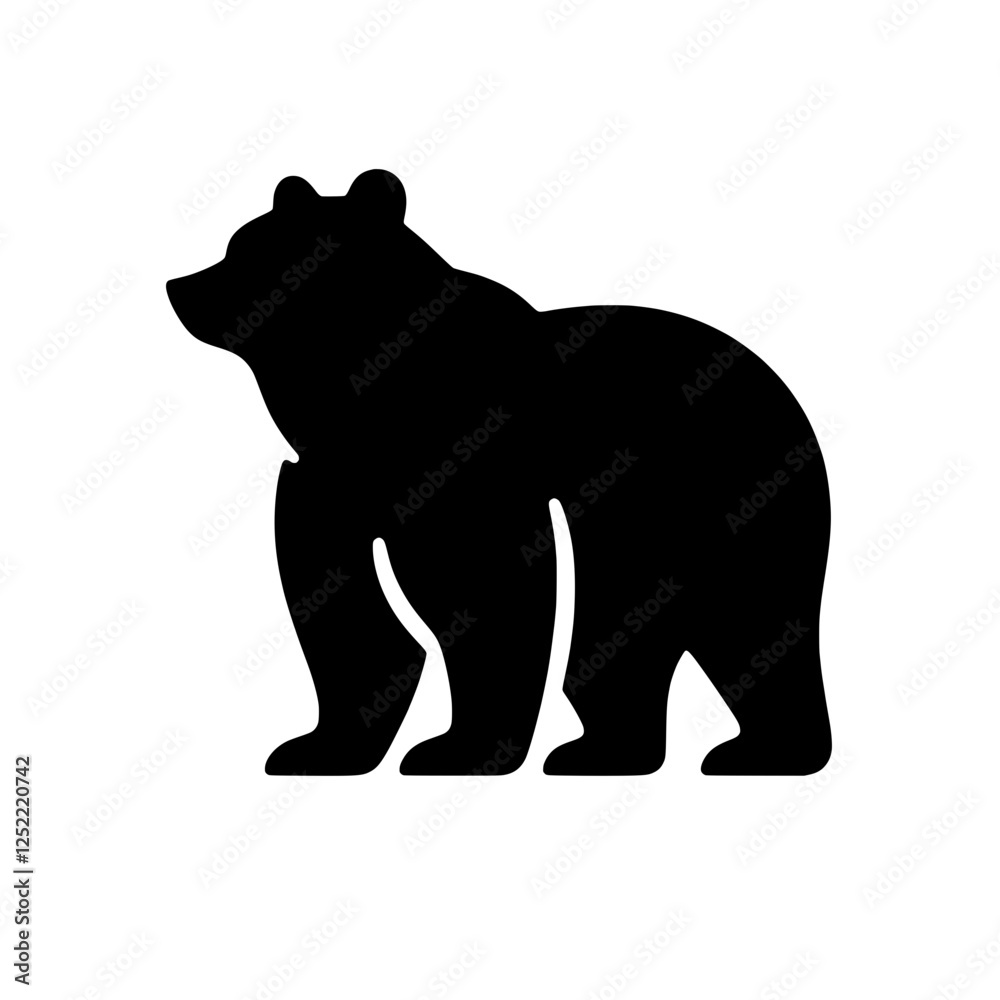 Obraz premium Majestic Bear Silhouette 