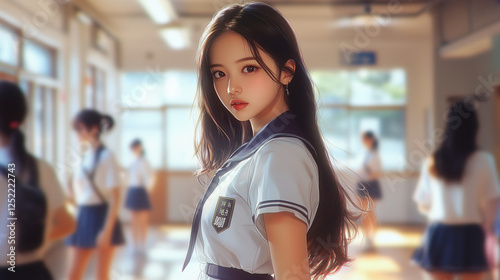 美女, 女性, 高校生,制服,高校,美しい, 顔, モデル, 日本, 韓国, アジア, カフェ, ファッション, 人々, 人, ブルネット, 髪の毛, 笑みを浮かべている, 目, 悲しい, 笑う, 淑女, 化粧, ライフスタイル, ポーズ, うっとりさせる魅力, 唇, 肌, ヘアスタイル, 長い, 黒, 暗い, 茶色, 1, スタイル, 文科系, 美しさ, ビジネス, シティ, 女, アーバン, 