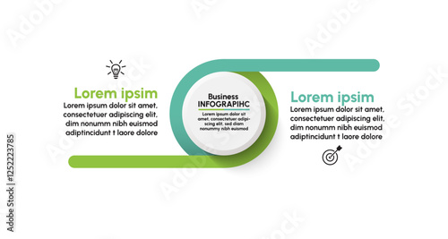 Business data visualization. timeline infographic icons designed for abstract background template milestone element modern diagram process technology digital marketing data presentation chart Vector