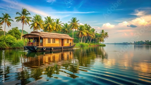 Serene Alappuzha Backwaters, Houseboat Sailing, kerala backwater