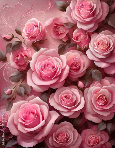 Hintergrund rosa Rosen