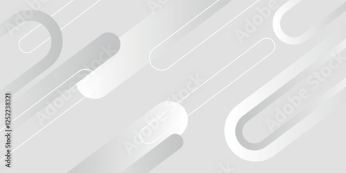 Abstract white background. Minimal geometric white light background abstract design.