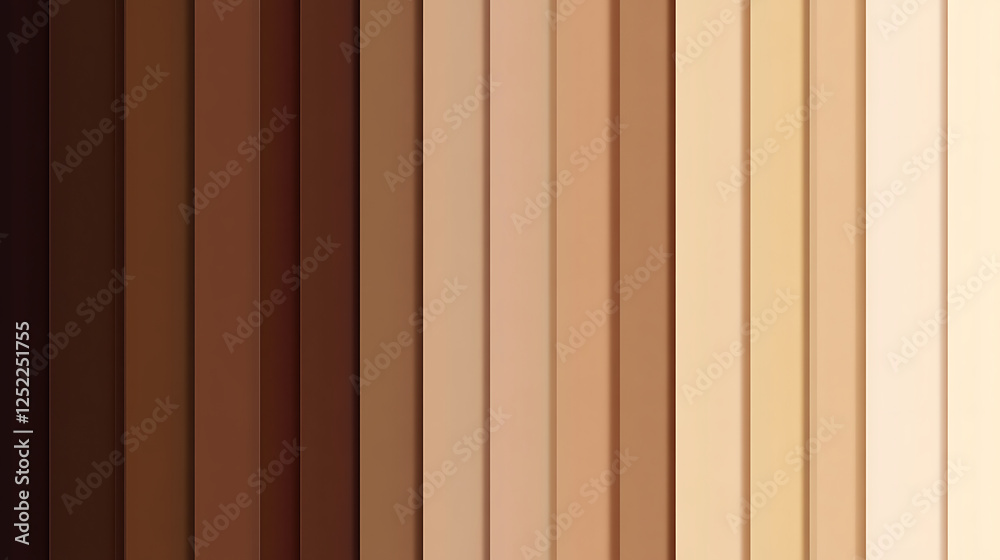 Naklejka premium Abstract Brown and Beige Vertical Stripes Gradient