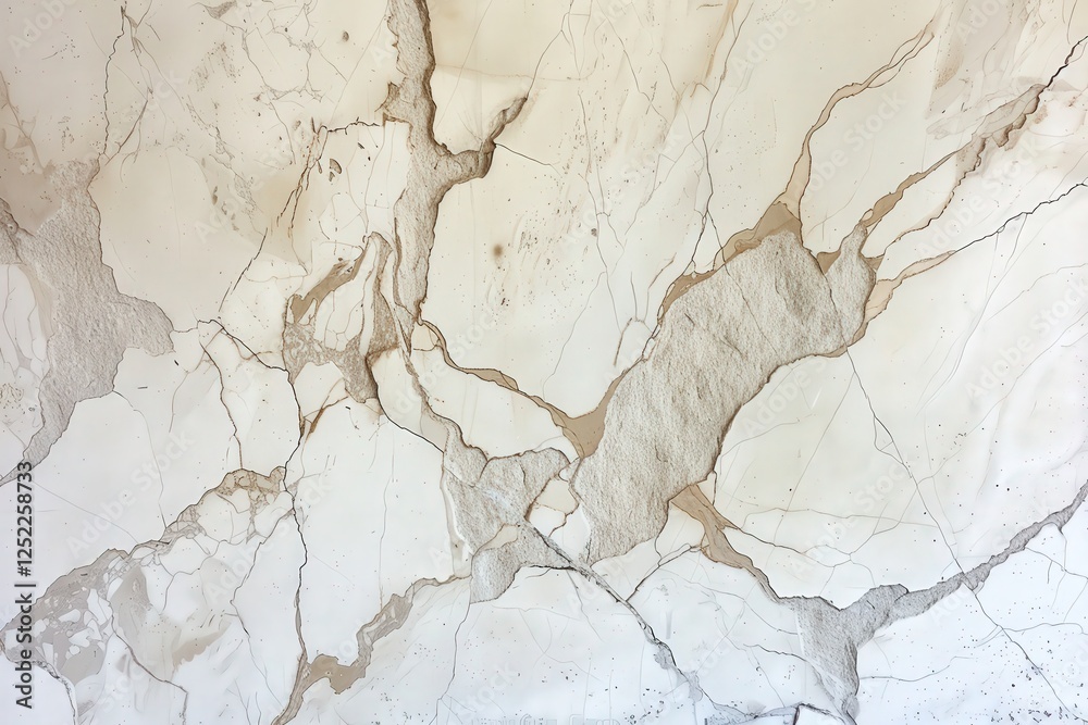 Fototapeta premium Elegant White Marble Background with Soft Veins and Textures Ideal for Interior Design and Luxury Aesthetic Projects