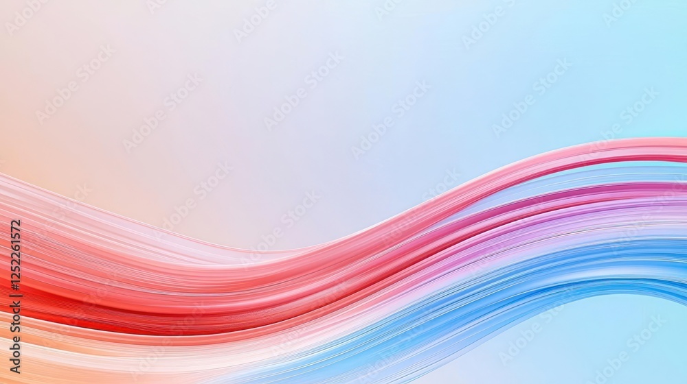 Abstract Colorful Wave Design