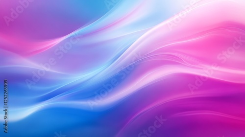 Abstract pastel gradient background with smooth flowing waves, vibrant and dreamy concept