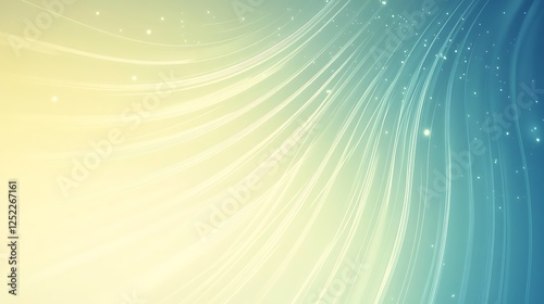 Abstract light curves, teal-gold, website background photo