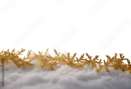 Obraz na płótnie frame background holiday stars snowflake star design christmas crystal snow decorative border snowflakes wave luxury pattern winter gold banner golden cold minimal blizzard decoration card simple w salonie