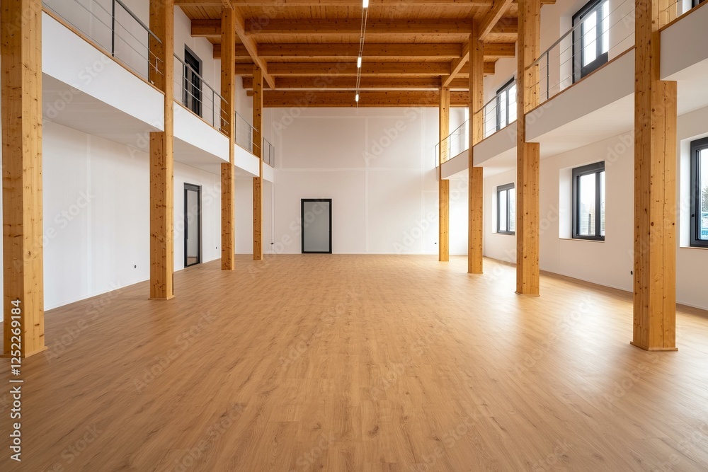 Spacious Modern Urban Studio Versatile Minimalist Interior Design in Wide Angle Photography Spacious Modern Urban Studio Versatile Minimalist Interior Design in Wide Angle Photography