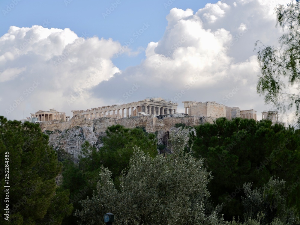 Obraz premium View of the Acropolis of Athens, Greece