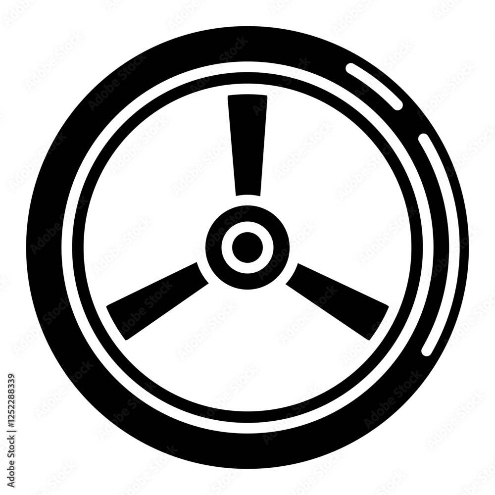 Fototapeta premium Warp Drive Icon For Design Elements