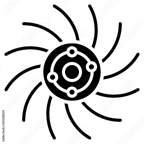 Milky Way Icon For Design Elements