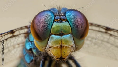 Extreme Close-Up of a Dragonfly’s Eyes photo