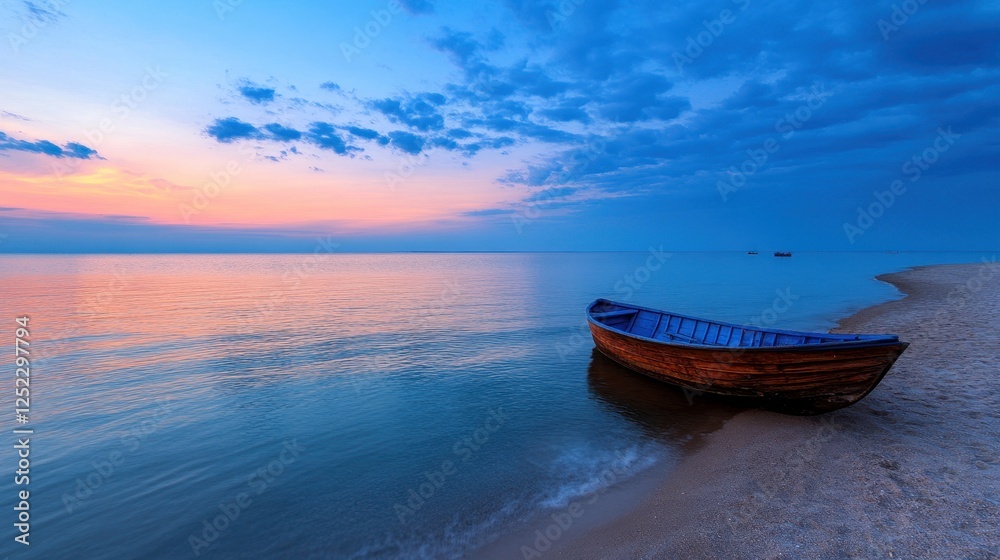Peaceful Serenity on the Black Sea Coast at Sunset Peaceful Serenity on the Black Sea Coast at Sunset