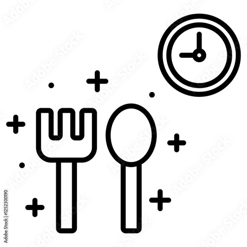 식사 시간 아이콘