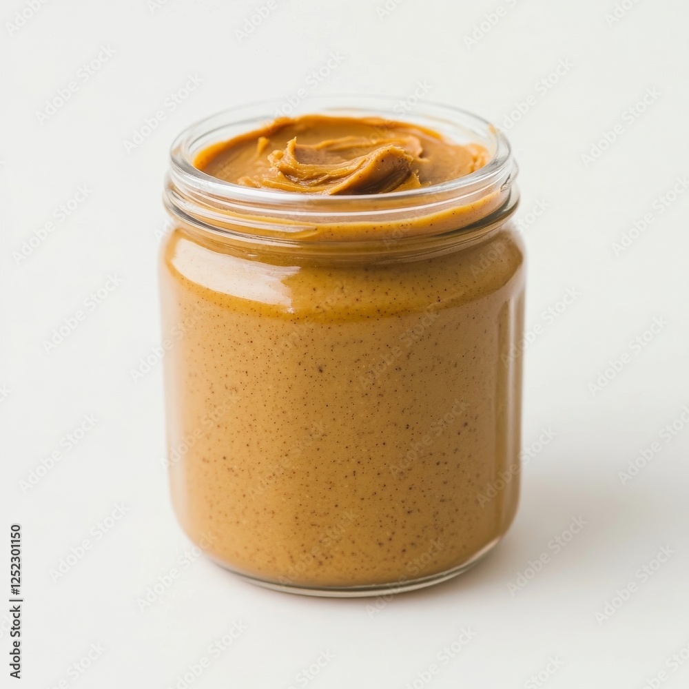 Delicious and Nutritious Peanut Butter in a Jar for Spreading Delicious and Nutritious Peanut Butter in a Jar for Spreading