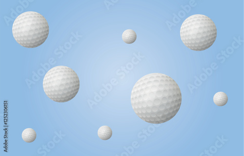 golf balls background